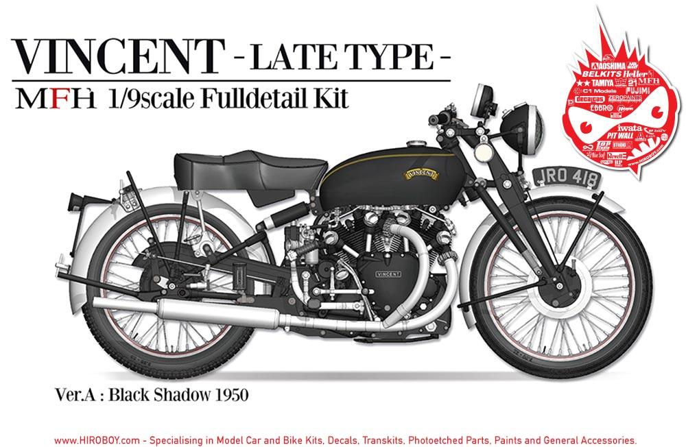 19 HRD Vincent "Black Shadow" Motorcycle 1950 (Late Type