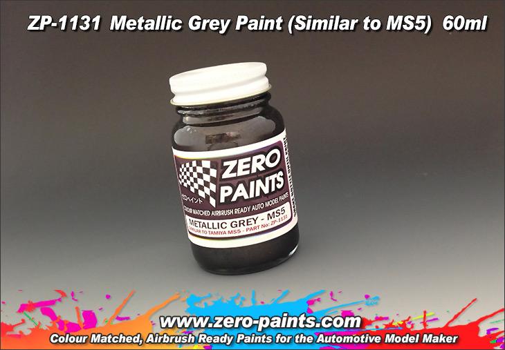 Metallic Grey Paint (Similar to MS5) 60ml ZP1131 Zero Paints
