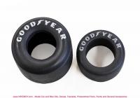 1:12 1970's F1 Tyre with Pre-Printed Goodyear Logo (With X2 Lotus 72E conversion spacers)