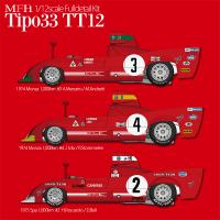 1:12 Alfa Romeo Tipo33 T12 Ver.C : 1975 Rd.5 Spa 1,000km Winner #2