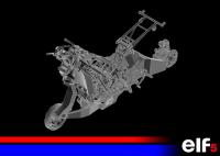 1:12 Honda Elf 5  #4 Ron Haslam Full Detail Multi-Media Model Kit