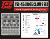 1:20/1:24 Hose Clamps / Jubilee Clip Set