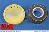 1:20 Tyre Painting Template for 1960 Goodyear/Firestone - P987