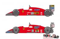 1:20 Ferrari F187/F187/88C Decals for Fujimi