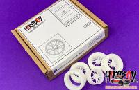 1:24 19" NK-1 Wheels and Resin Tyres