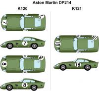 1:24 Aston Martin DP214 '63LM #7 #8 Multi-Media Model Kit