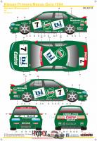 1:24 Nissan Primera JTCC 1994 Hasemi Motorsport Decals (Tamiya)