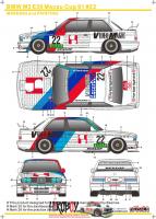 1:24 BMW M3 E30 Macau Cup 1991 #22 Video Magic Decals