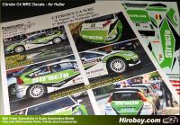 1:24 Citroen C4 WRC P.Tsjoen STRUCTO Rally de Wallonie 2011 Decals (Heller)