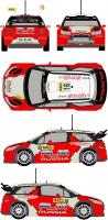 1:24 Citroen DS3 WRC #16 Rally RACC Catalunya 2011 Decals (Heller)