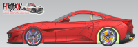 1:24 Ferrari Portofino - Full Resin Model kit