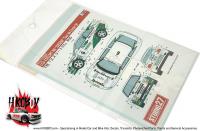 1:24 Ford Escort RS "Giesse" Rally Tour De Corse 1994 Decals