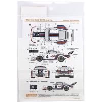 1:24 Martini Porsche 935 Turbo 1976 Early Decals for Tamiya