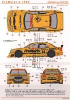 1:24 Mercedes C-Class DTM ProMarkt C 1994 Decals (Tamiya)