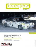 1:24 Opel Manta 400 Group B RAC Catalunya Decals