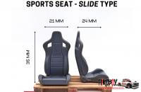 1:24 Sports Seats Slide Type