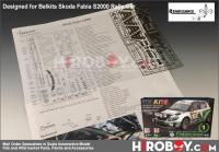 1:24 Skoda Fabia S2000 Photoetched Detail up Set (Belkits)