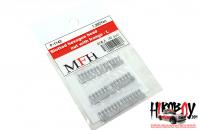 Metal Rivets Series No.18 : Slotted Hexagon Head Nut with Flange L (42 pcs)