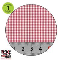 Upholstery Pattern Decals - Plaid pattern (Red & White) Pattern 4