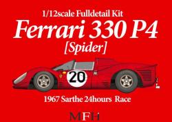1:12 Ferrari 330 P4 (Spyder) Ver C '67 Sarthe 24 hours Race Multi Media Kit