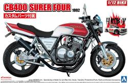 1:12 Honda CB400 Super Four 1992 c/w Custom Parts