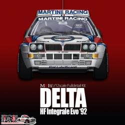 1:12 Lancia Delta Integrale Evo ’92  - Full  Detail Multi-Media Kit