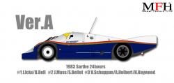 1:12 Porsche 956 Ver.A 1983 Sarthe 24hours race #3 Multi Media Kit