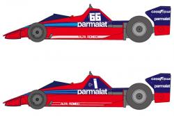 1:20 Brabham BT46 1978-79 Decals for Tamiya