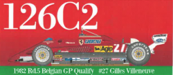 1:20 Ferrari 126C2 Belgium GP Full Detail Kit