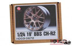 1:24 19" BBS CH-R2 (Resin+Metal +Decals)
