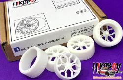 1:24 21" Audi R8 Wheels and Resin Tyres