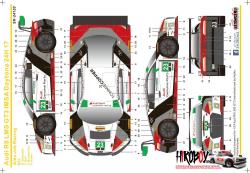 1:24 Audi R8 LMS GT3 IMSA Daytona 24H 17 #23 Alex Job Racing (NuNu)