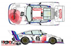 1:24 Porsche 935 K2 #45 Le Mans 24h 1978 Decals for Beemax