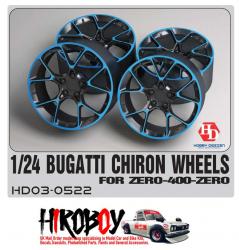 1:24 Bugatti Chiron Wheels for Zero 400 Zero