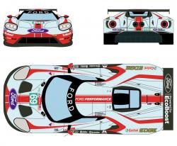 1:24 Ford GT #69 24 Hours Le Mans 2019 Decals