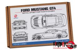 1:24 Ford Mustang GT4 Detail Up Set (PE+Resin+Metal Parts)