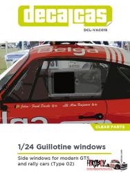 1:24 Guillotine windows for modern GTS and rally cars - Type 02