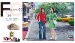 1:24 70's Girl Figure (Two Kits in One Box)