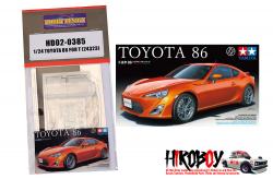 1:24 Toyota 86 / GT86/ FRS Detail up Parts For Tamiya (24323) (PE+Resin)