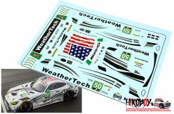 1:24 Mercedes AMG GT3 Riley Motorsports / WeatherTech #50 Decals