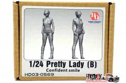 1:24 Pretty Lady (B) Confident Smile