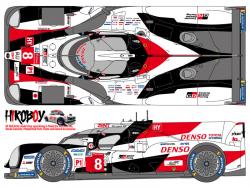 1:24 Toyota TS050 Hybrid #7 #8 Le Mans/SPA 2019 Decals