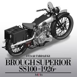 1:9 Brough Superior SS100 - 1926 Version Full Detail Multi Media Kit