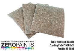 Super FINE Foam Backed Sanding Pads P1500 (x3)