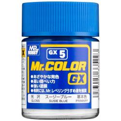 Mr Color GX Lacquer Susie Blue Gloss Lacquer Paint 18ml  #GX5