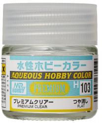 Mr Hobby Aqueous Premium Clear  Flat (10ml) H103