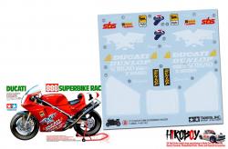 Spare Tamiya Decal Sheet A 1:12 Ducati 888 Superbike Racer - 14063