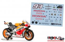 Spare Tamiya Decal Sheet B 1:12 Honda RC213V Repsol "Marc Marquez" 14130