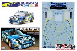 Spare Tamiya Decal Sheet A 1:24 Subaru Impreza WRC 2001 24250
