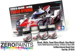 Toyota TS050 Hybrid Gazoo Racing  Paint Set 4x30ml